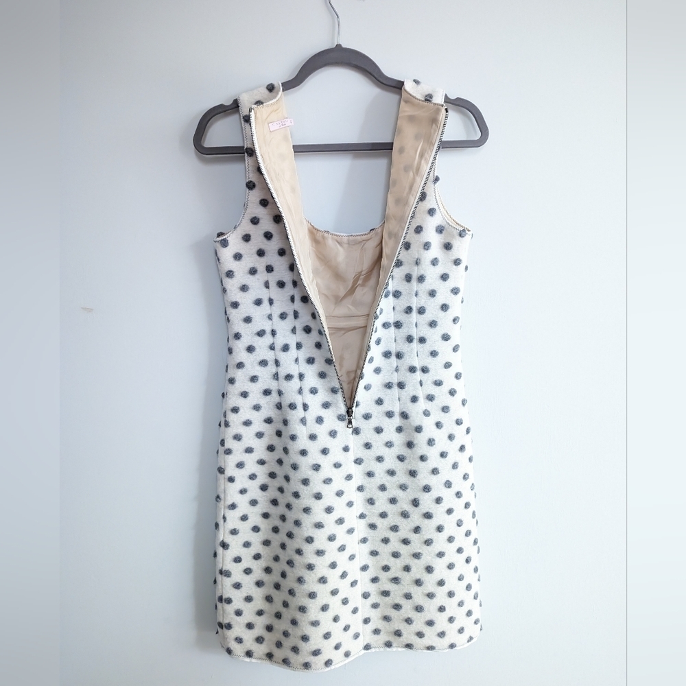 Calypso St. Barth Wool Polka Dot Dress w/ Silk Slip NWOT - Picture 4 of 9